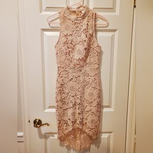 ASTR Blush Pink Lace Dress
